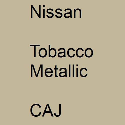 Nissan, Tobacco Metallic, CAJ.